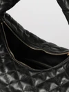 icare hobo bag in quilted nappa leather with ysl logo