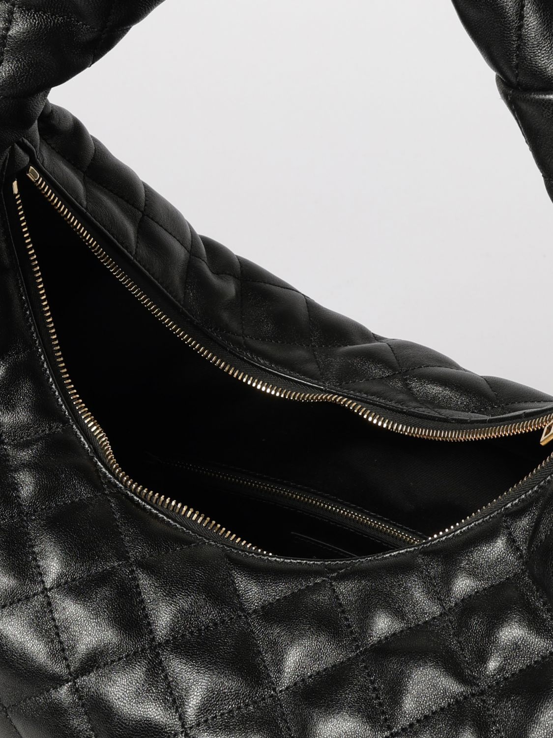 icare hobo bag in quilted nappa leather with ysl logo