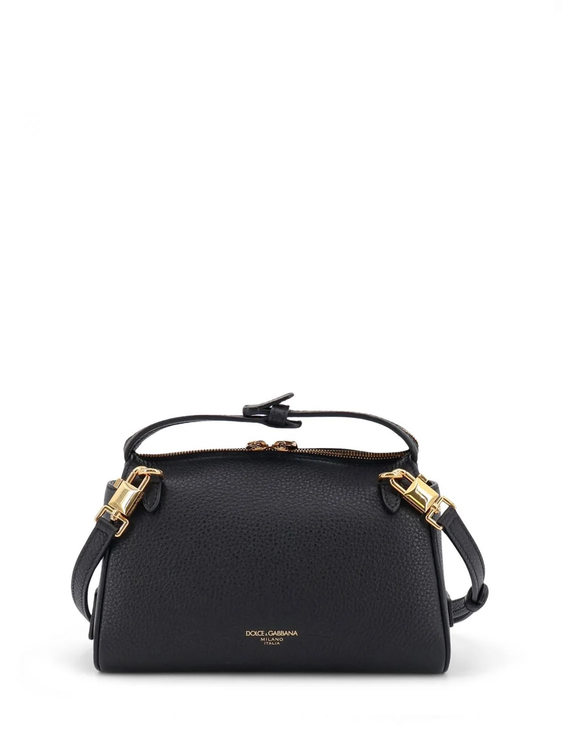 DOLCE amp; GABBANA OS vittoria mini handbag in grained calfskin leather