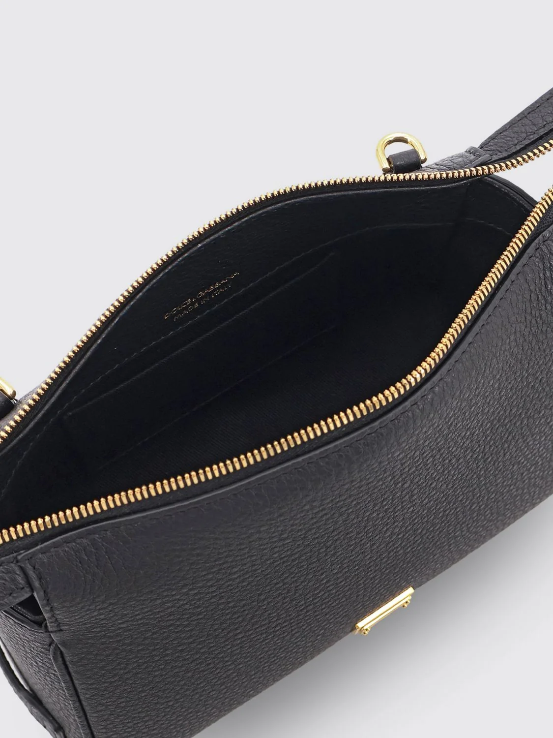 vittoria mini handbag in grained calfskin leather