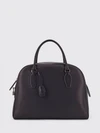 india bowling bag in calf leather with double handle and charm