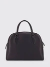 india bowling bag in calf leather with double handle and charm