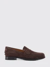 suede penny loafers with a low heel