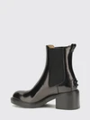 t timeless brushed leather chelsea boots with medium heel