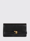 smooth leather mini top handle bag with pb monogram and removable strap