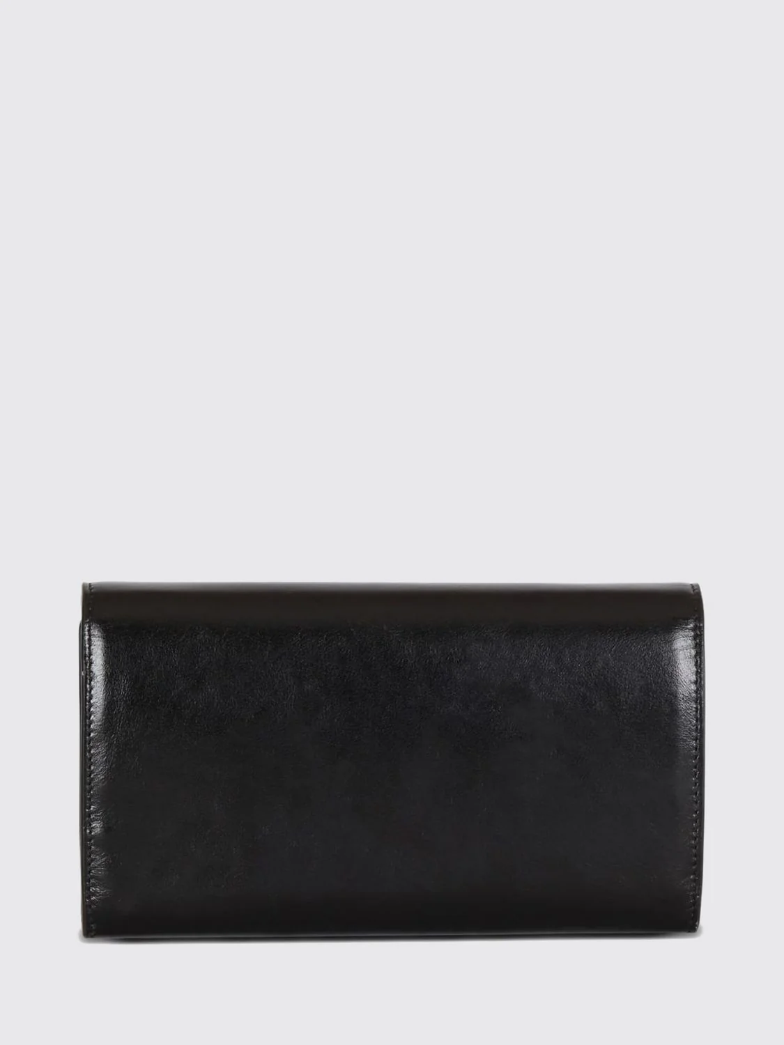 smooth leather mini top handle bag with pb monogram and removable strap