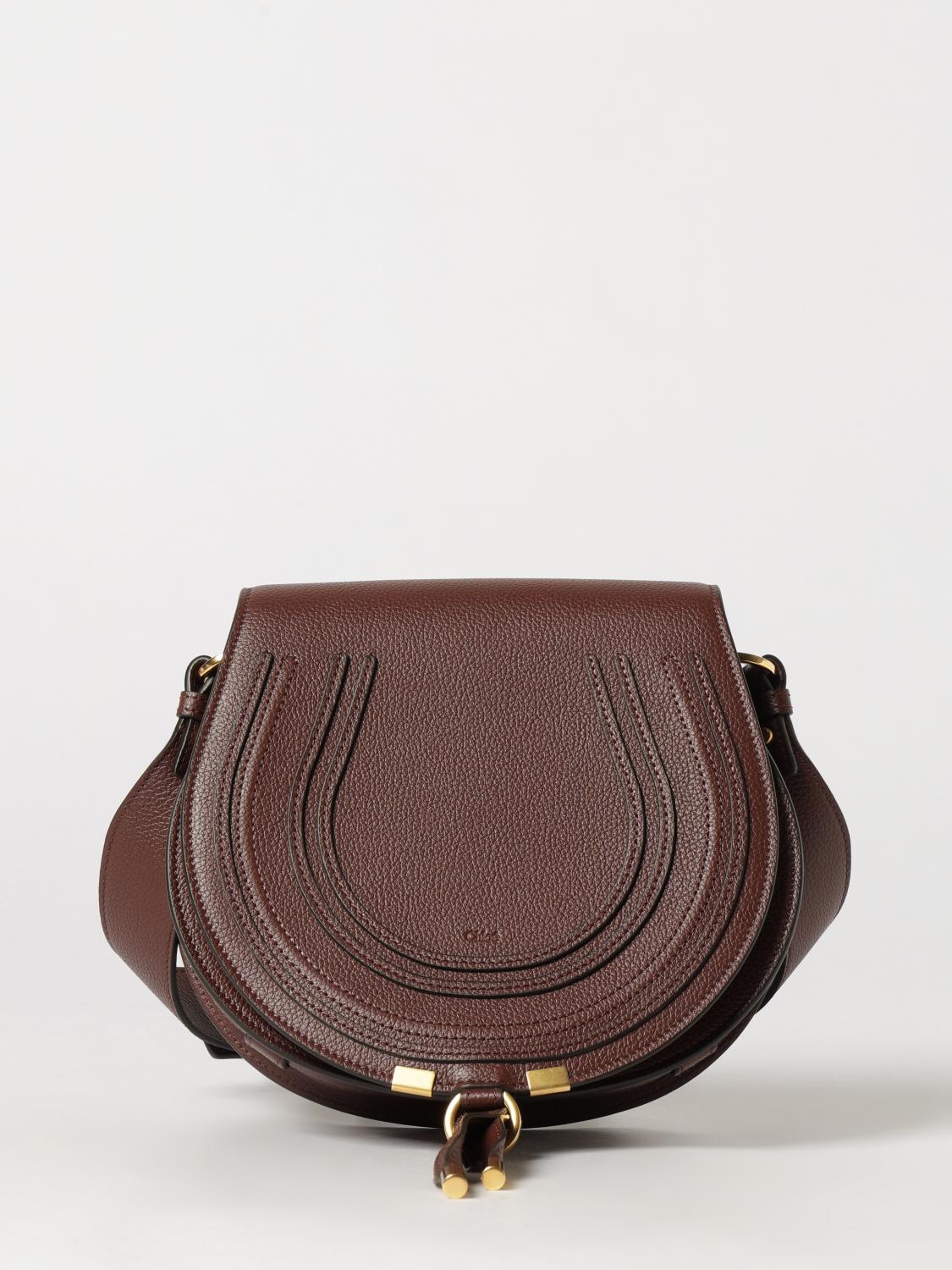CHLOÉ OS chloé marcie grained calfskin mini crossbody bag