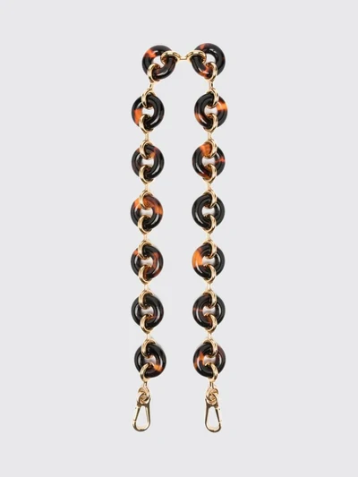 donut chain shoulder strap in tortoiseshell acetate