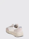 running sole smooth and suede calfskin sneakers with logo