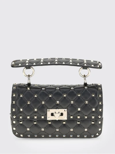 rockstud quilted nappa mini bag with studs