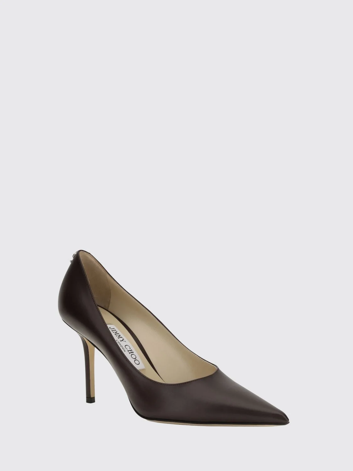 love leather pumps with stiletto heel and almond toe