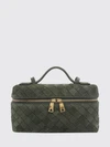 bang bang intrecciato suede leather mini bag