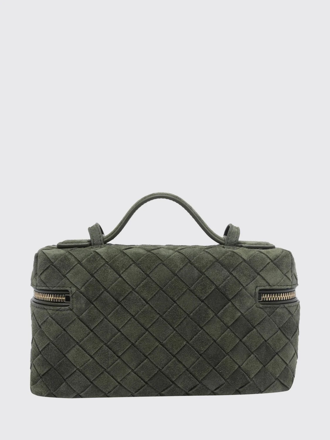 BOTTEGA VENETA OS bang bang intrecciato suede leather mini bag