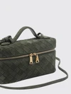 bang bang intrecciato suede leather mini bag