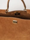 vittoria calf leather handbag with removable shoulder strap