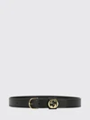 smooth calfskin leather belt with metal gg monogram buckle