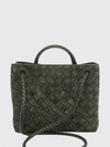 andiamo small intrecciato calf leather handbag