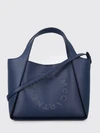 polyamide handbag with embroidered logo and pouch