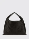 hop large intrecciato leather shoulder bag
