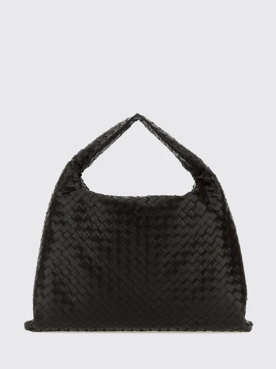 hop large intrecciato leather shoulder bag