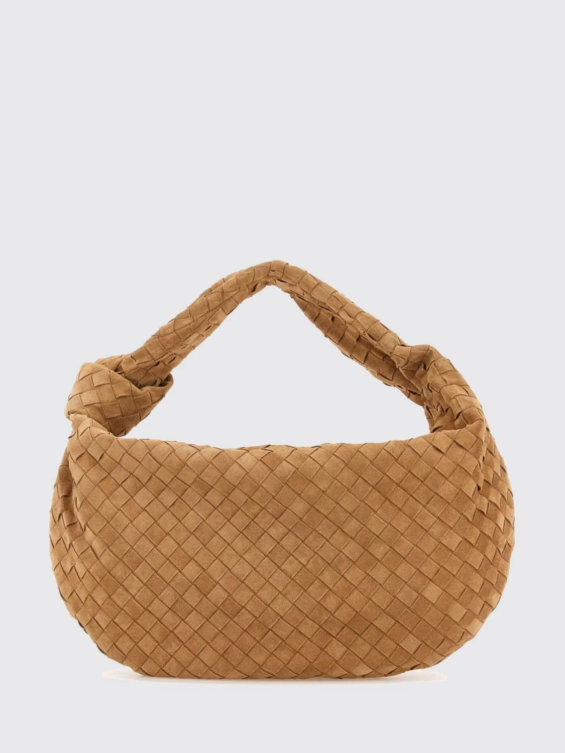 BOTTEGA VENETA OS jodie intrecciato calf leather shoulder bag with knot