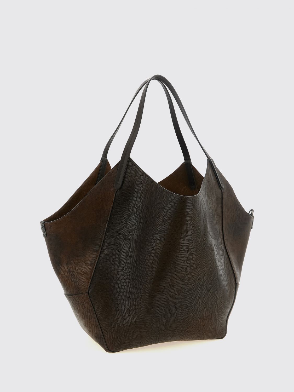duo reversible calfskin tote bag