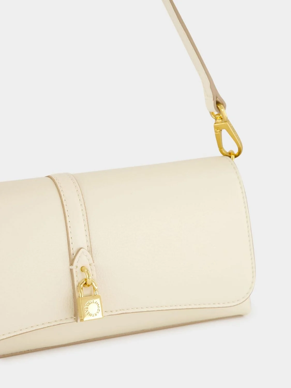 ryder vegan nylon shoulder bag with magnetic flap closure