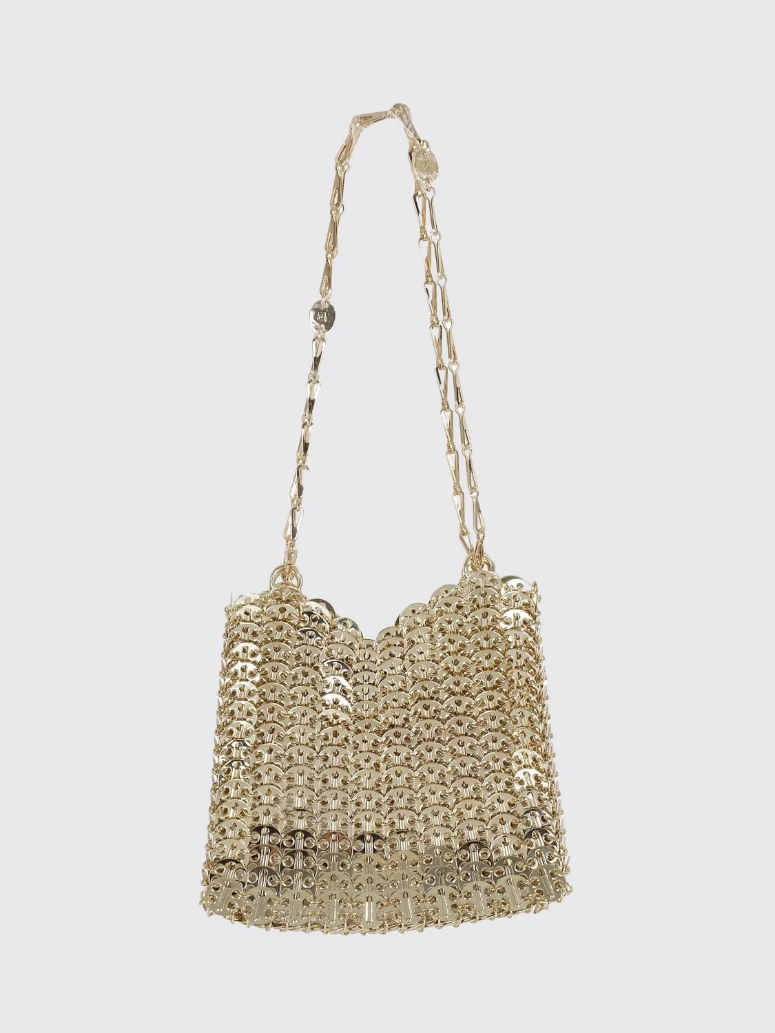 RABANNE OS iconic chain 1969 metallic mesh shoulder bag