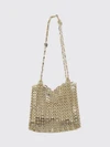 iconic chain 1969 metallic mesh shoulder bag