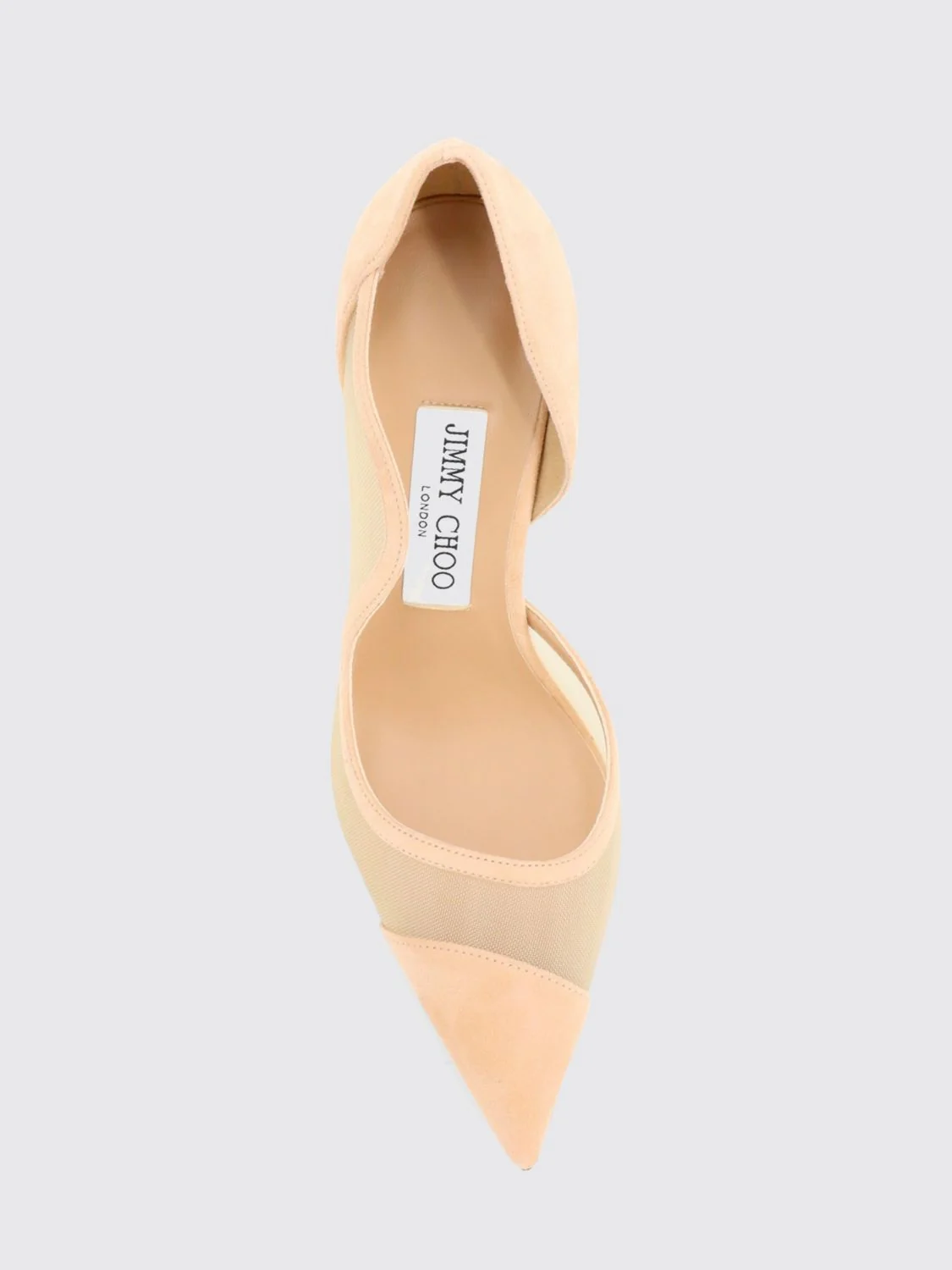 brigitte mesh and suede pumps with high stiletto heel