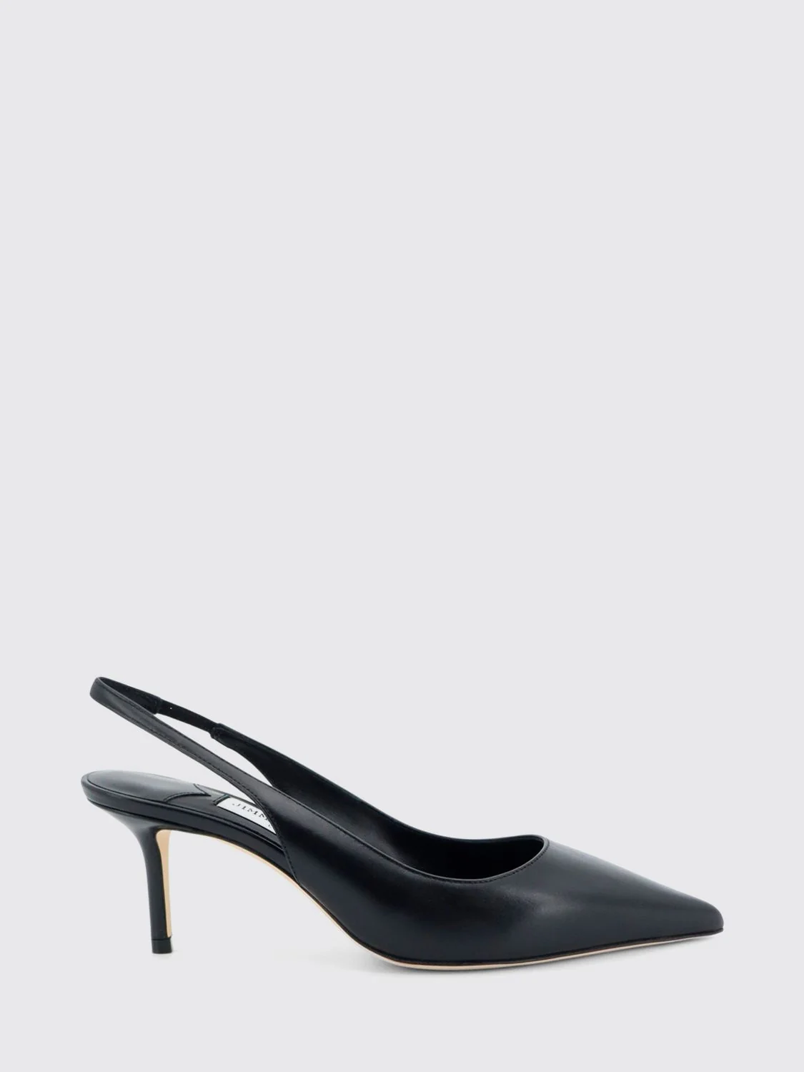 JIMMY CHOO 36 love smooth calfskin slingback pumps with mid-heel