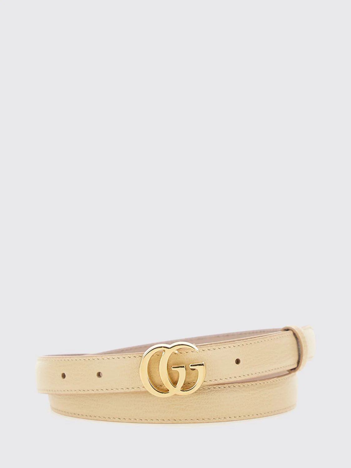 GUCCI 80 gg marmont leather belt with monogram buckle
