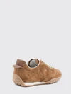 suede low-top sneakers with gommini and embossed logo
