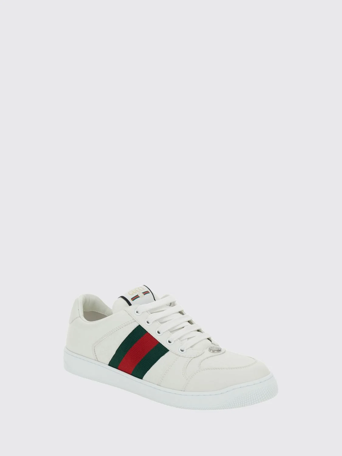 screener trainers in lambskin with embossed gg monogram