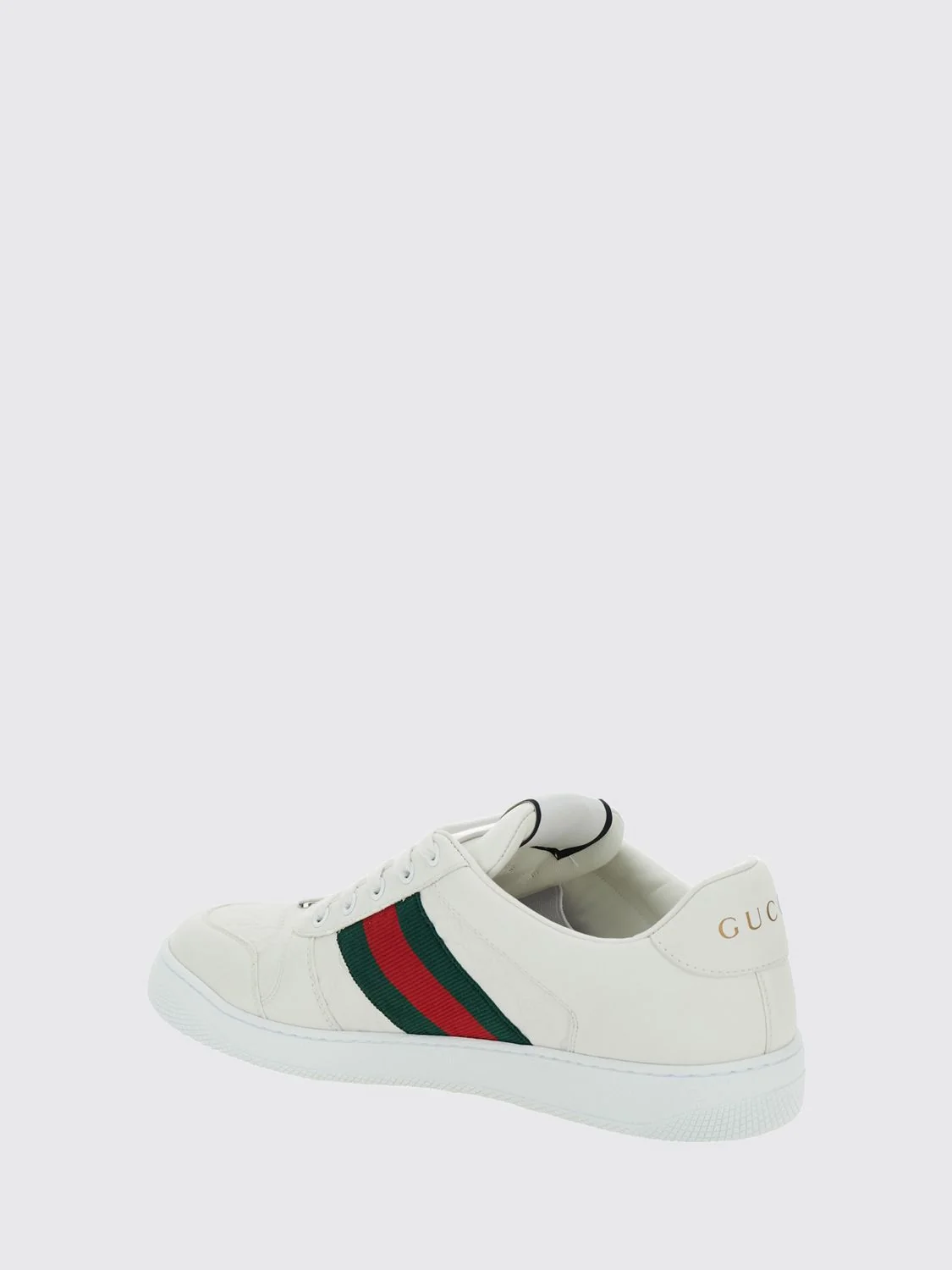 screener trainers in lambskin with embossed gg monogram