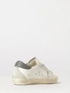 super-star trainers in cowhide leather with a distressed effect