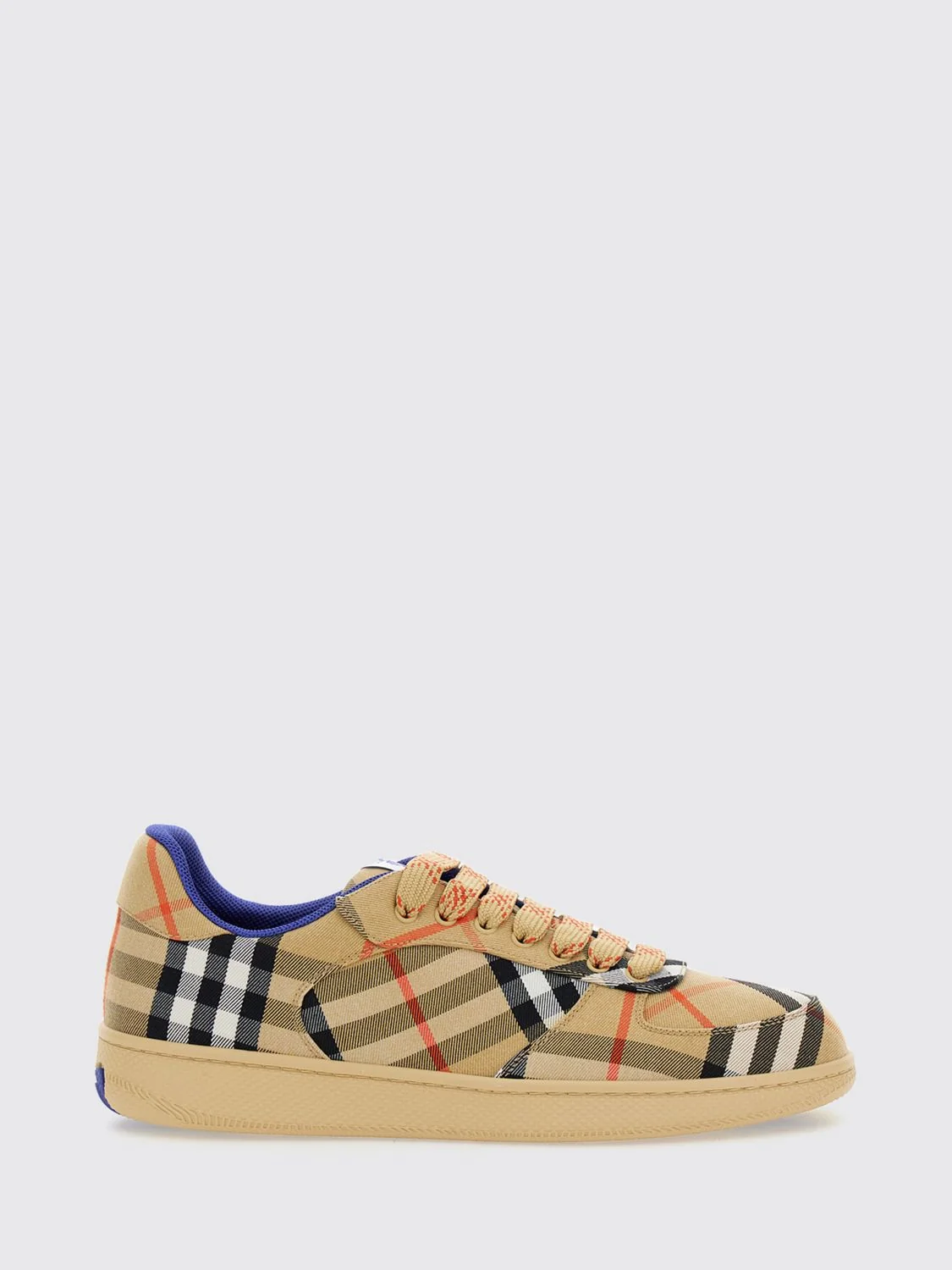 terrace vintage check low-top sneakers