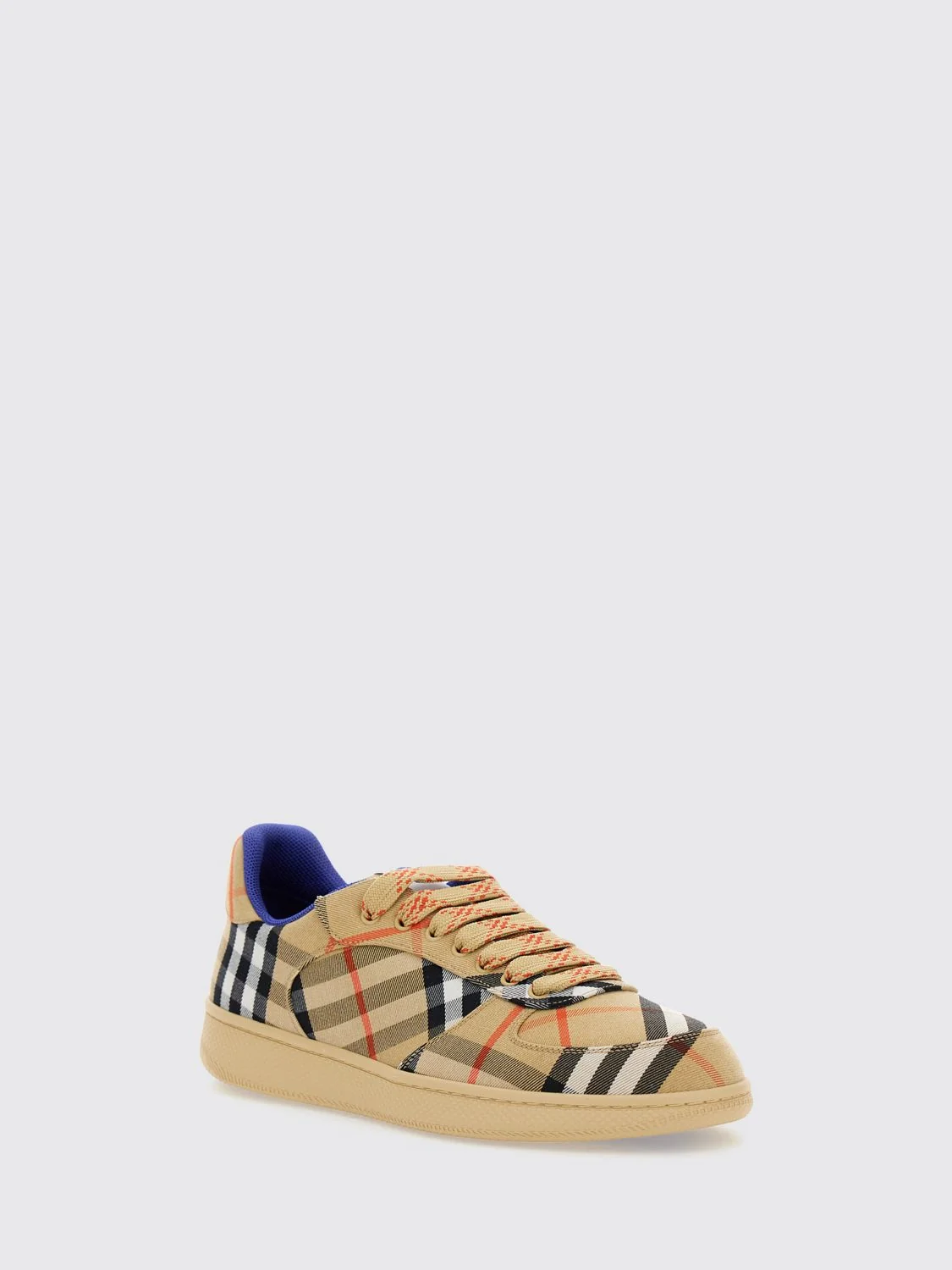 terrace vintage check low-top sneakers