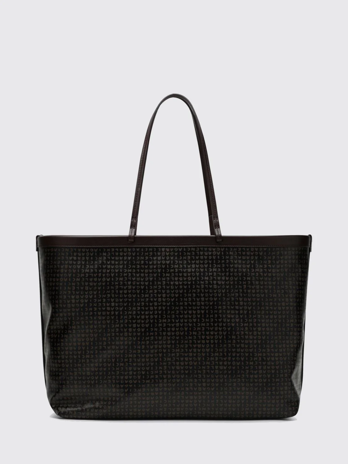 BALENCIAGA OS tote select large coated cotton tote bag with graphic print