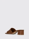 parco intrecciato leather mule sandals with low block heel