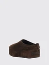 alaska shearling-lined suede mules with wedge platform sole
