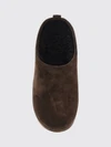alaska shearling-lined suede mules with wedge platform sole