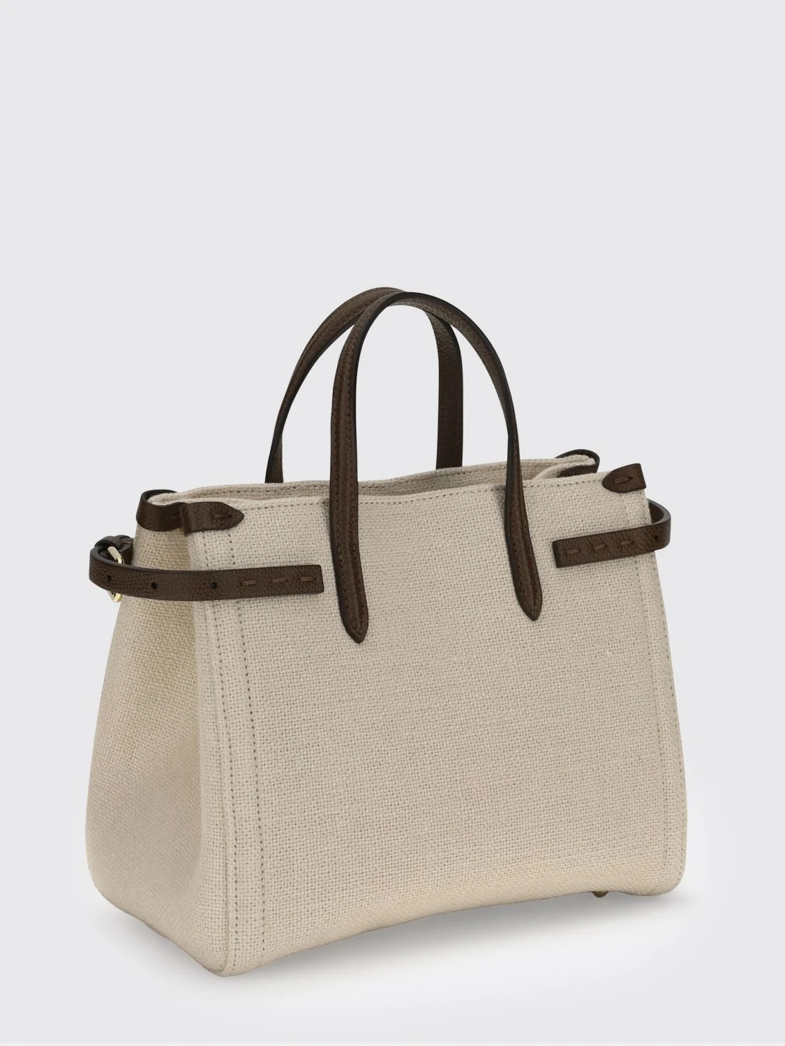 VALENTINO GARAVANI OS small antibes floral embroidered linen tote bag