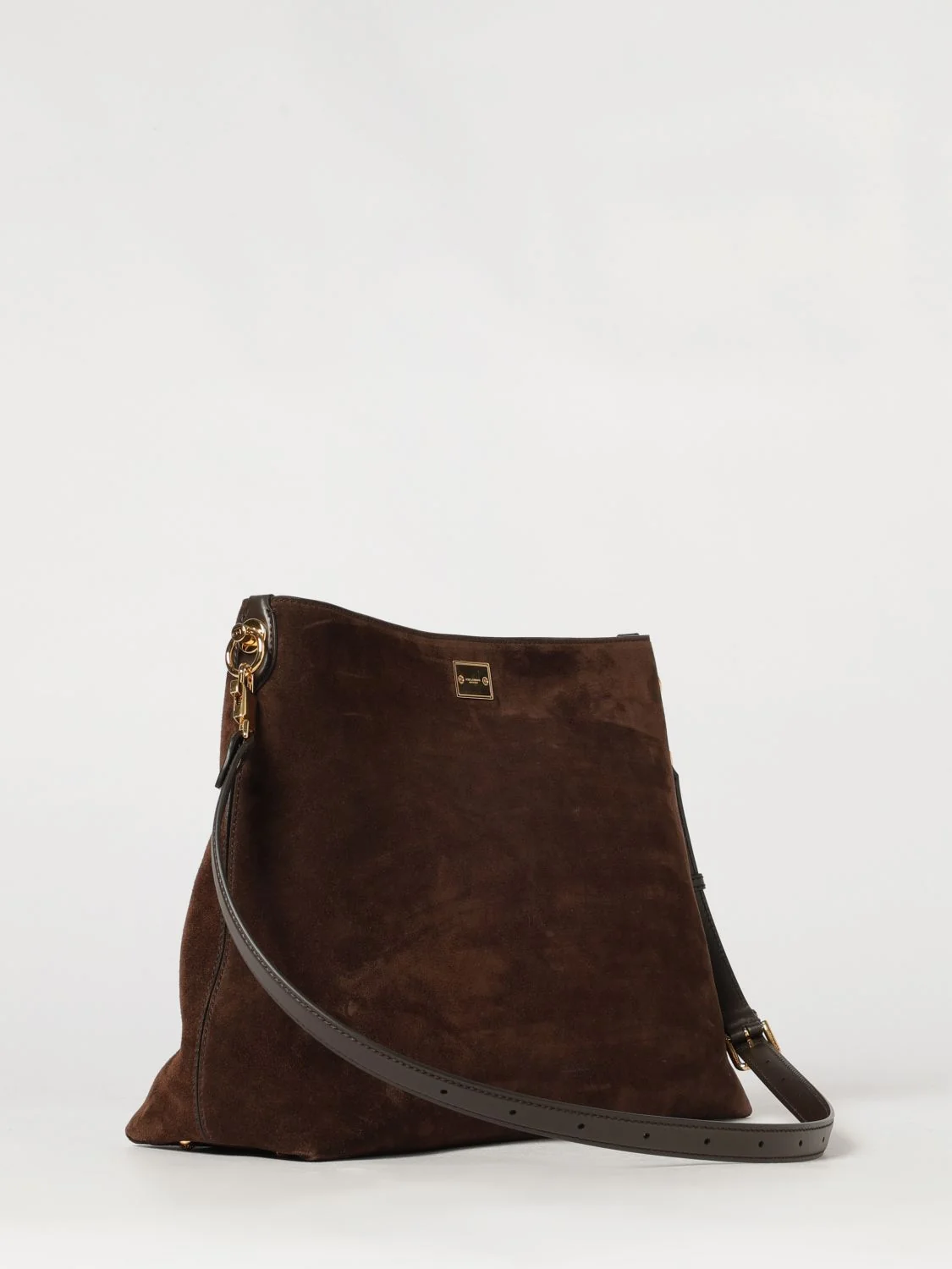 DOLCE amp; GABBANA OS vittoria suede calfskin shoulder bag