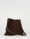 vittoria suede calfskin shoulder bag