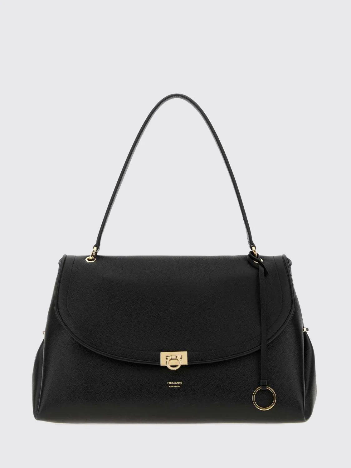 large sofia 2026 shoulder bag in calfskin leather with flat handle