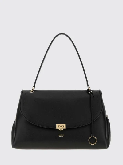 large sofia 2026 shoulder bag in calfskin leather with flat handle