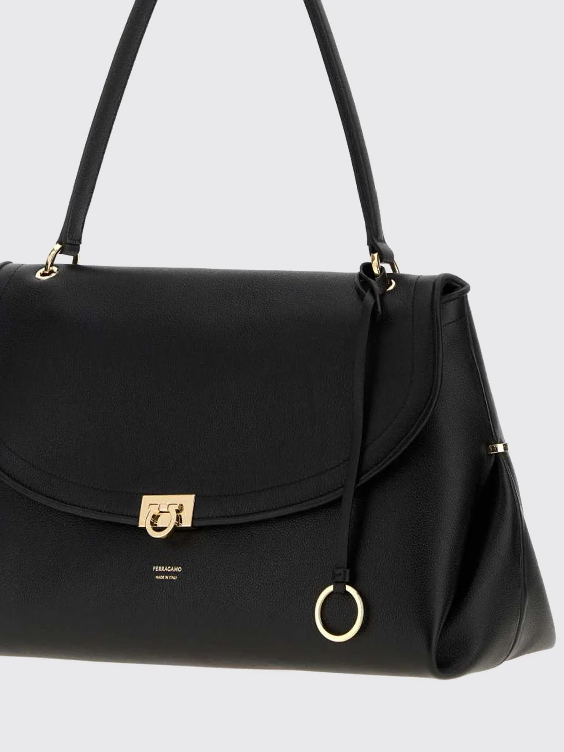 large sofia 2026 shoulder bag in calfskin leather with flat handle