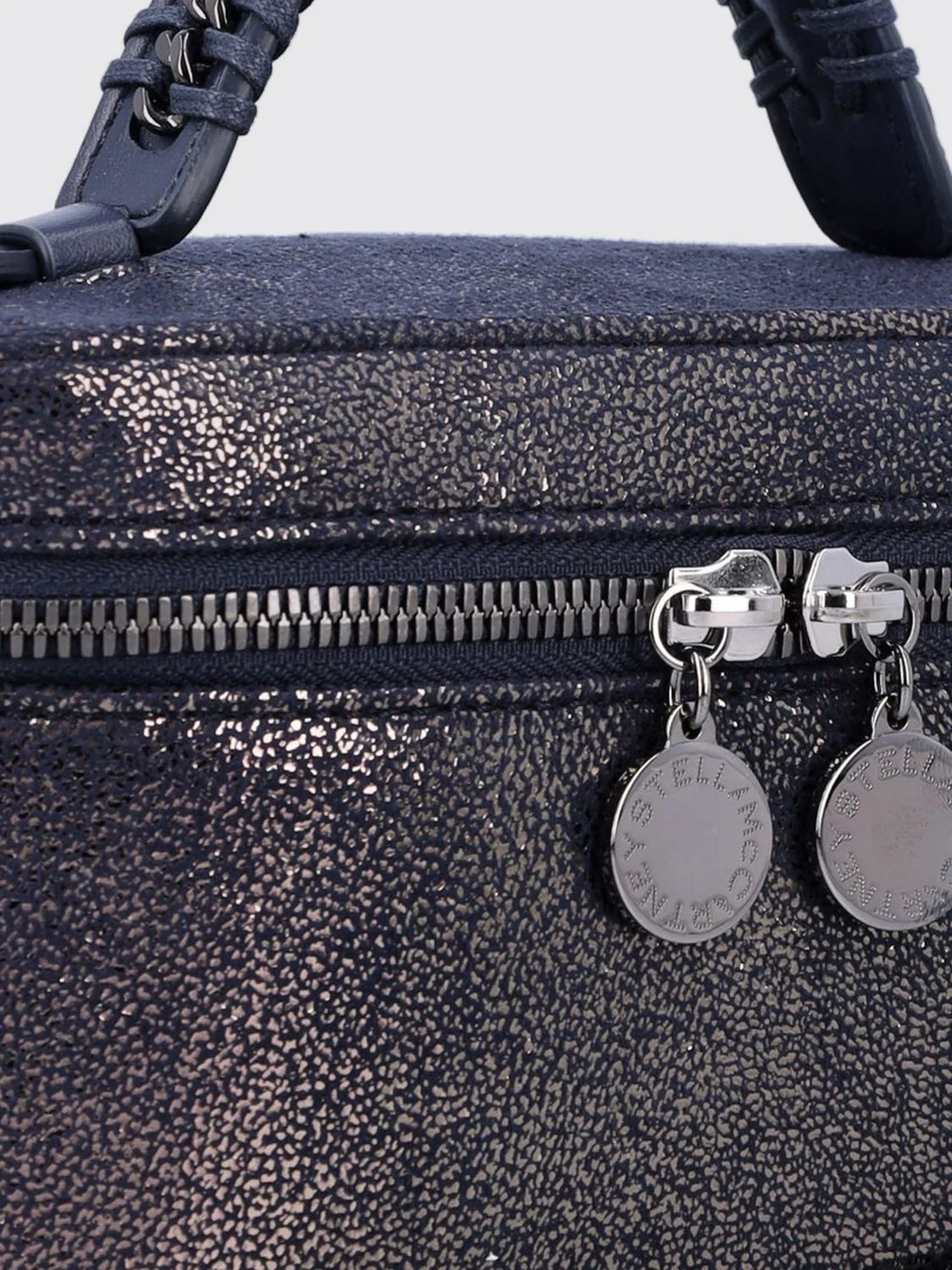 mini falabella vanity bag in eco alter mat with chain