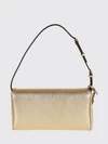 devain laminated nappa shoulder bag with vlogo signature
